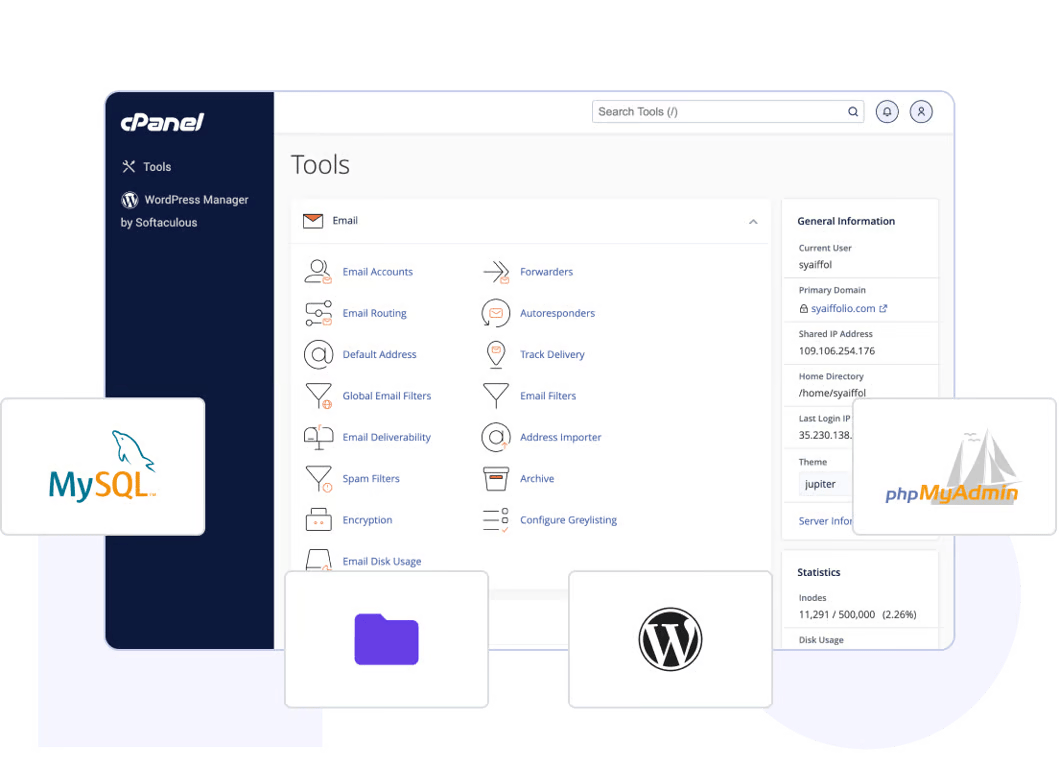 cPanel hosting